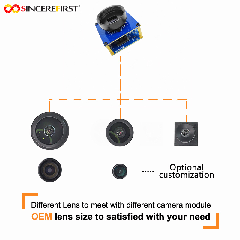8MP IMX678 USB3.0 4K60 Camera Module with M12 / C/CS Lens Support for Industrial Vision