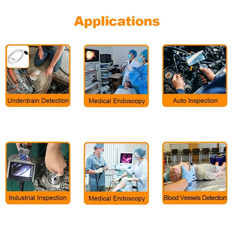 D3.9mm USB Type-C Endoscope Camera Module with LED Illumination for Narrow-Space Inspection